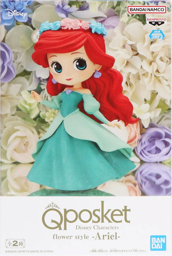 Banpresto Disney 迪士尼 THE LITTLE MERMAID Ariel 小魚仙 Qposket flower style 公主 景品